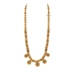 Antique Lakshmi Balls Women Long Necklace