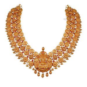 Nagas Lakshmi Kasu Long Necklace