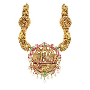 Antique Nagas Kundan Long Haram