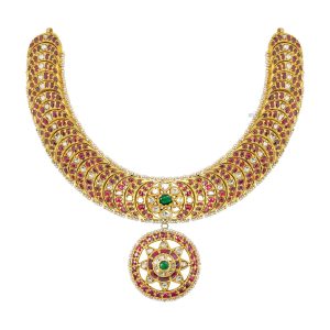 Antique Kundan Short Necklace