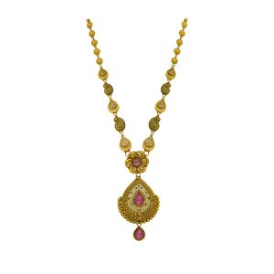 Fancy Monalisa Antique Long Necklace