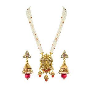 Fancy Pearl Lakshmi Necklace