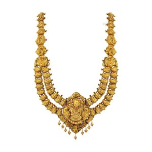 Layered Lakshmi Nagas Long Necklace