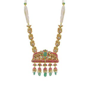 Elephant Kundan Polki necklace