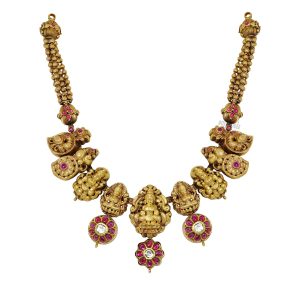Antique Kundan Nagas Short Neckalce