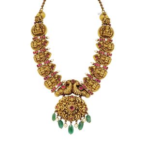 Antique Kundan Nagas Long Haram