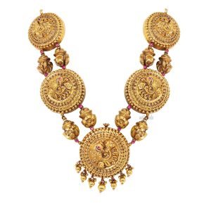 Antique Peacock Short Necklace