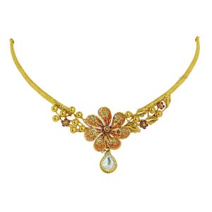 Floral Featherlite Short Necklace