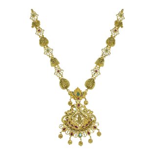 Floral Antique Short Necklace