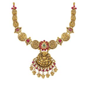 Antique Ruby Short Necklace