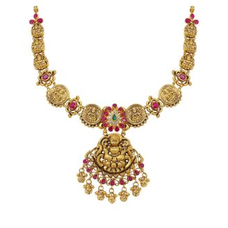 Antique Ruby Short Necklace