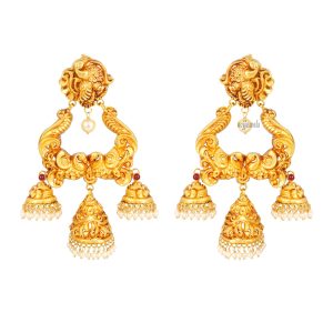 Antique Gold Pearl Jhumkka