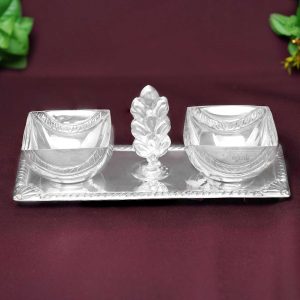 Silver Sandhana Kumkum Kinnam