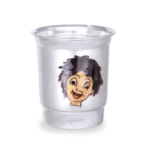 Silver Kids Cartoon Tumbler
