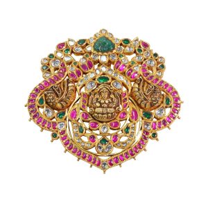 Kundan Polki lakshmi pendant
