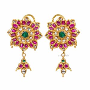 Kundan Polki earrings