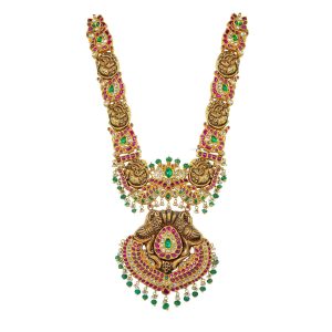 Bridal nagas Kundan Polki long necklace