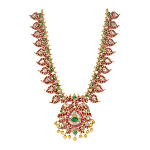 Bridal Kundan Polki maanga long necklace