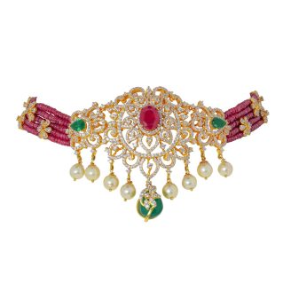 Ruby Gold Choker