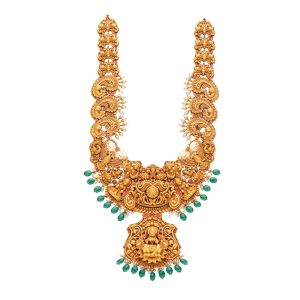 Traditional Gold Lakshmi Bridal Necklace