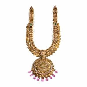 Antique Gold Mango Long Necklace