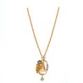 916-gold-beaded-necklace-floral-geometric-pendant