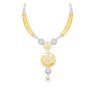 Casting Zircon Necklace