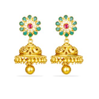 Antique Gold Women Jhumkka