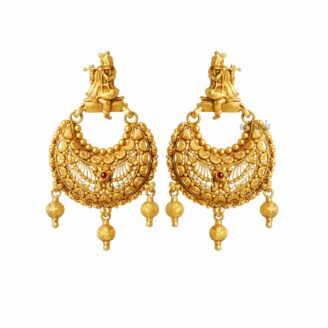 Excited Krishna Chandbali Women