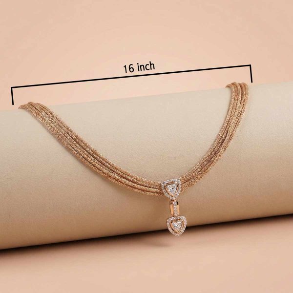 16-inch-gold-choker-necklace-length-guide 18k Gold Necklace, Rose Gold Choker, Diamond Heart Pendant, Multi-strand Gold Chain, Fine Jewelry for Women, ovjjewels luxury, Layered Mesh Necklace, 16 Inch Gold Chain, Real Gold Diamond Jewelry, Handcrafted Gold Necklace