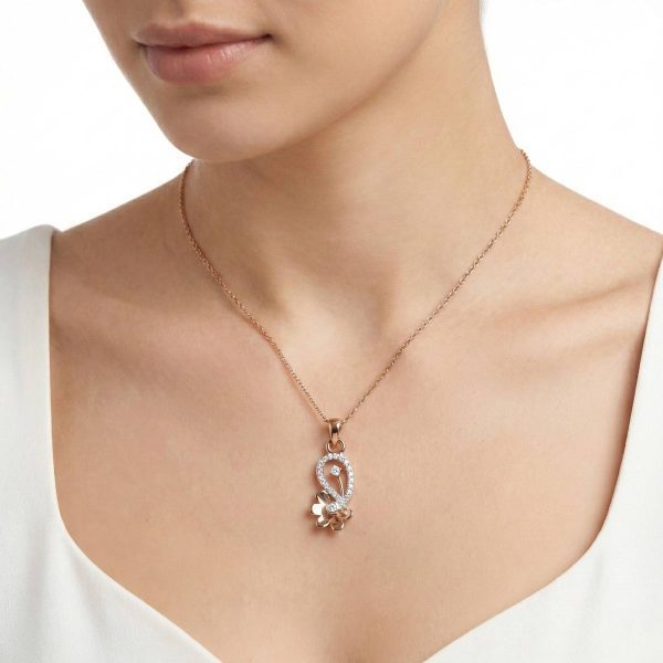 OVJ Jewels pendant, buy 18k gold jewelry online, Original Vasavi Jewellery Mart.