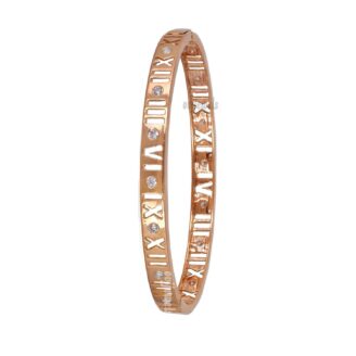 Stylish Rose Gold Stone Bracelet