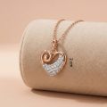 18K Rose Gold Everyday Wear Heart Pendant (2cm) | OVJ Jewels