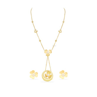 Flower Drop Necklace