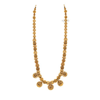 Antique Lakshmi Balls Women Long Necklace