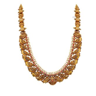 Antique Flower Women Long Necklace