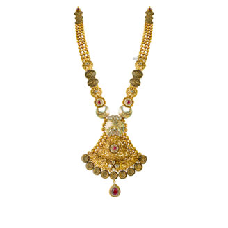 Antique Designer Stone Long Necklace