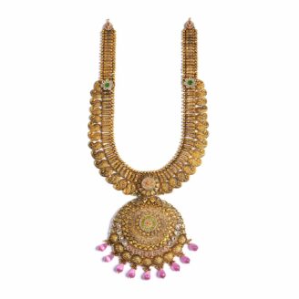 Antique Gold Mango Long Necklace