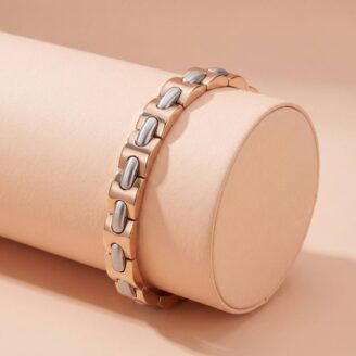 Modern Gen 18k Two-Tone Gold Link Bracelet