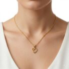 22k gold pendant, gold letter c pendant, heart initial pendant, alphabet gold pendant, personalized gold pendant, women gold pendant design, trendy gold pendant, elegant gold jewelry, gold heart pendant, initial necklace pendant, lightweight gold pendant, daily wear gold jewelry,