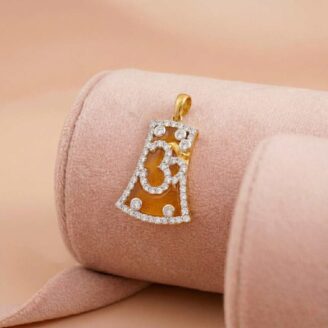 22k gold swastik pendant, swastik gold pendant, religious gold pendant, designer swastik pendant, gold pendant for women, stylish gold pendant, traditional gold jewellery, cz gold pendant, luxury gold pendant, spiritual pendant, swastik locket gold,
