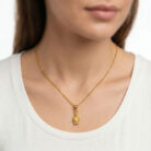 22k gold pendant, sai baba gold pendant, gold pendant design, lightweight gold pendant, small gold pendant, traditional gold pendant, daily wear pendant