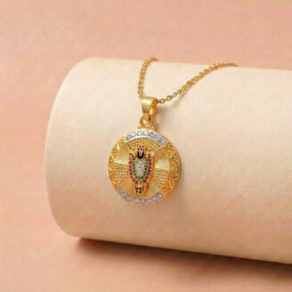 22k gold balaji pendant, 916 gold tirupati pendant, lord venkateswara pendant, gold dollar pendant, balaji gold pendant design, traditional gold pendant, south indian gold jewelry, religious gold pendant, tirupati balaji dollar, gold pendant for women, temple jewelry pendant,