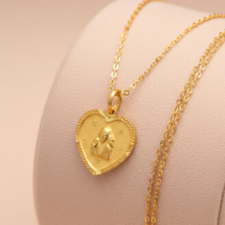 22k gold sai baba pendant, sai baba gold pendant, heart shape gold pendant, 22k gold pendant design, gold sai baba locket, devotional gold pendant, religious gold jewelry, sai baba necklace pendant, hallmarked gold pendant, women's gold pendant, gold pendant for daily wear, spiritual jewelry, pure gold pendant, traditional gold pendant, heart pendant gold, gold locket design, sai baba gift, luxury gold pendant,