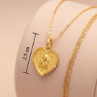 22k gold sai baba pendant, sai baba gold pendant, heart shape gold pendant, 22k gold pendant design, gold sai baba locket, devotional gold pendant, religious gold jewelry, sai baba necklace pendant, hallmarked gold pendant, women's gold pendant, gold pendant for daily wear, spiritual jewelry, pure gold pendant, traditional gold pendant, heart pendant gold, gold locket design, sai baba gift, luxury gold pendant,