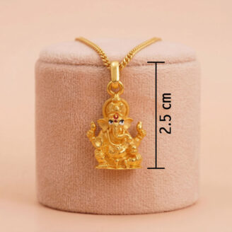 101-25A1560-c 22k gold pendant, 916 gold ganesha pendant, lord ganesha gold pendant, vinayagar pendant gold, gold god pendant, ganpati pendant design, traditional gold pendant, spiritual gold jewellery, pure gold pendant online, ovjjewels, tamil nadu gold pendant,