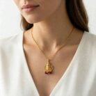 22k gold ganesha pendant, gold vinayagar pendant, lord ganesha gold pendant, traditional gold pendant design, ganpati pendant gold, 22k gold dollar design, gold pendant for men, gold pendant for women, temple jewellery pendant, antique ganesha pendant, ruby finish gold pendant,
