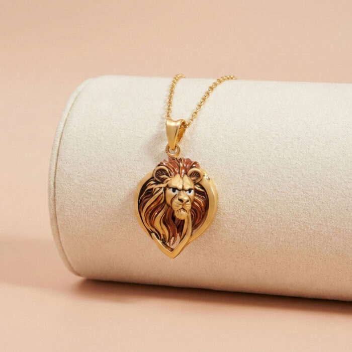 101-25B4871 22k gold lion pendant, lion face gold pendant, lion head pendant, mens gold pendant, stylish gold pendant for men, royal lion pendant, luxury gold jewelry, lion design pendant, gold lion necklace, king lion pendant, designer gold pendant, premium gold pendant, handcrafted lion pendant, bold gold jewelry, statement pendant, mens fashion jewelry, 22k pendant, yellow gold pendant, lion jewelry, ovjjewels