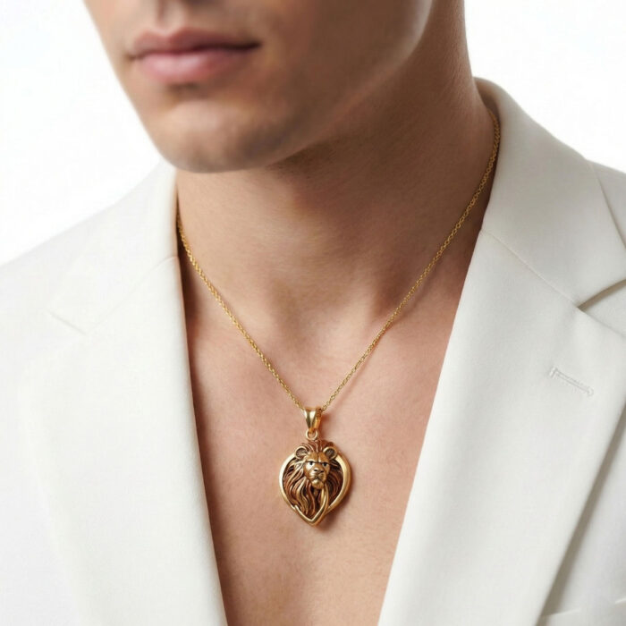 101-25B4871-B 22k gold lion pendant, lion face gold pendant, lion head pendant, mens gold pendant, stylish gold pendant for men, royal lion pendant, luxury gold jewelry, lion design pendant, gold lion necklace, king lion pendant, designer gold pendant, premium gold pendant, handcrafted lion pendant, bold gold jewelry, statement pendant, mens fashion jewelry, 22k pendant, yellow gold pendant, lion jewelry, ovjjewels