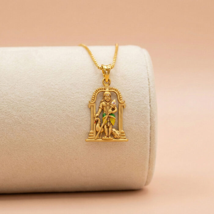 101-25B4877 22k gold murugan pendant, lord murugan gold pendant, murugan dollar gold, kartikeya pendant gold, peacock gold pendant, vel pendant gold, murugan swamy pendant, south indian gold pendant, devotional gold jewelry, temple gold pendant, gold murugan locket, gold pendant for men, gold pendant for women, religious gold pendant, hallmarked 22k gold pendant, premium gold pendant